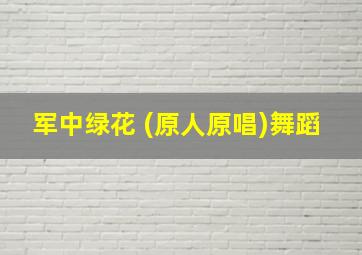 军中绿花 (原人原唱)舞蹈